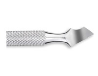 NGHIA NIPPER P-05 poussoir d'art d'ongle à double tête manche métallique acier inoxydable Vietnam boîte de papier de soin personnel brosse à ongles