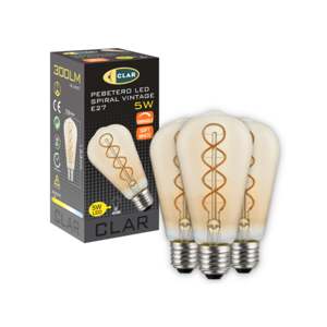 Ampoule LED vintage à intensité variable 5W ST58 - Product Image 1