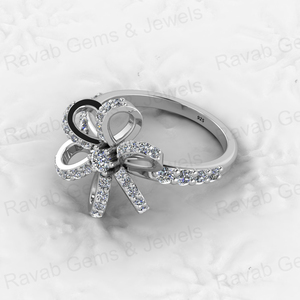 Banda de apilamiento de eternidad con diseño de flores con estilo más vendida, Plata de Ley 925 auténtica, oro Vermeil, joyería fina de circón para mujer - Product Image 5