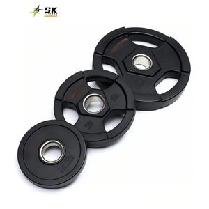 SK-Factory Direct Olympik Plaques de pare-chocs colorées 5-25kg LB/<span class=keywords><strong>KG</strong></span> Mark Plaques d'haltères en caoutchouc pour l'entraînement en salle de sport - Product Image 3