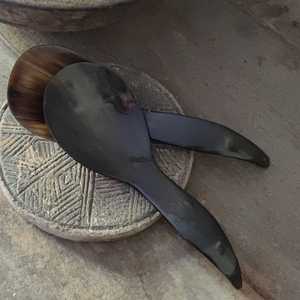 ช้อนเขาควายทำด้วยมือแบบพรีเมี่ยมช้อนเงาสีธรรมชาติขัดเงาดีไซน์คลาสสิกส่งตรงจากอินเดียสำหรับงานแต่งงานและงานปาร์ตี้ - Product Image 1