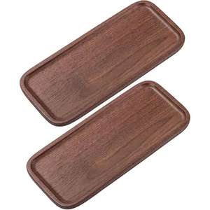 Bandeja grande ecológica para servir el desayuno para hoteles Real Acacia bandejas de madera personalizadas para cocina usos multiusos - Product Image 2