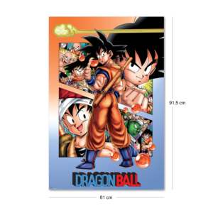 For Dragon Ball Nostalgic Wall <b>Poster</b> 61x91.5 cm Featuring Son-Goku & Fighters a Must-have for Anime Fans! - Product Image 1