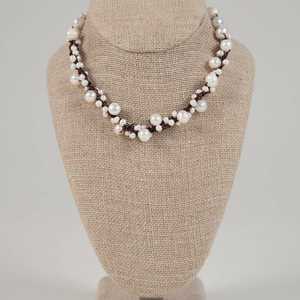 Trendy Crystal Beads Necklace Butterfly Link Necklace Women's Bohemian Fashion for Parties Weddings Anniversary Eco-Friendly - Product Image 1