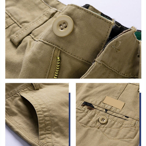 Pantalones Cortos Tácticos Cargo para Hombre, Color Caqui, con Múltiples Bolsillos, de Secado Rápido, Transpirables, para Venta al Por Mayor - Product Image 4