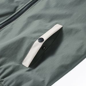 Vente en gros de veste universitaire pakistanaise à col montant pour hommes avec logo personnalisé, polyester teint uni, fermeture éclair, micropolaire respirant - Product Image 4