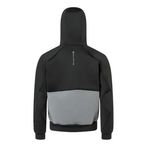 Pantalon de survêtement à capuche en coton personnalisé pour hommes lavage à l'acide tissu éponge lourd sérigraphie Logo vêtements d'hiver au crochet - Product Image 5