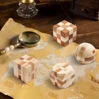 Rompecabezas de Madera Hecho a Mano, Juego Educativo de Lógica y QI para Niños y Adultos, Venta al Por Mayor OEM