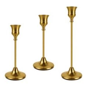 Bougeoir élégant en laiton avec artisanat de qualité supérieure pour les mariages, les fêtes, les décors romantiques et l'ambiance de la salle de méditation - Product Image 2