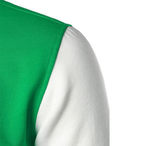 Blouson d'hiver en coton unisexe en laine avec manches en cuir chaud, style letterman de haute qualité pour le baseball universitaire - Product Image 3