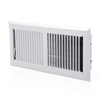 Registre de sol évent split ac split réglable déflecteur de débit extender montage magnétique déflecteur d'air en plastique pour système cvc