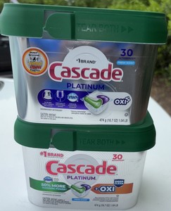 Cascade Platinum Fresh Scent Limpieza Profunda + OXI 30 Ct - Product Image 1