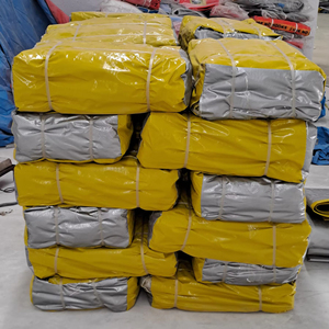 Style simple imperméable argenté de jaune de bâche forte superbe du PE 250gsm avec UV stabilisé UV stabilisé - Product Image 1