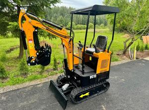 Vicsec เครื่องขุดไฮดรอลิกมินิ VC15 15HP 39 "ใบมีดย้อนกลับ16" ถังเติมหลังคาเต็มถังไฮดรอลิก CE - Product Image 2