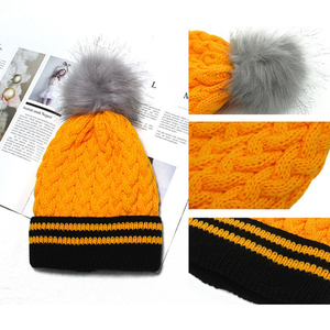 Customizable 100% Cotton Striped Beanie <b>Cap</b> for <b>Men</b> Jacquard Comfortable Winter Hat with Logo Printing Stylish Image <b>Design</b> <b>Caps</b> - Product Image 6