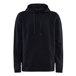 Sudadera con capucha de algodón de gran tamaño de colores negros para mujer, sudaderas con capucha lisas con cremallera informal de Invierno para mujer - Product Image 3