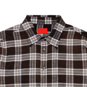 Camisa de franela personalizada de la mejor calidad al por mayor, ropa de calle antiarrugas, ropa de moda de lujo, logotipo personalizado teñido con hilo OEM - Product Image 2