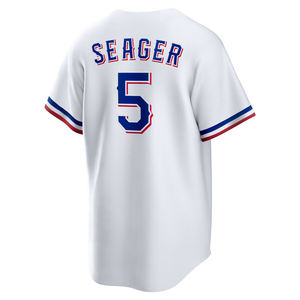2025 hommes nouveau 5 Corey Seager Baseball maillot cousu 53 Adolis <span class=keywords><strong>Garcia</strong></span> bleu blanc rouge Beige taille S-3XL - Product Image 1
