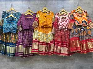 Impression numérique lehenga choli pour dames navratri vêtements fabricant taux Designer Partywear soie tissu chanyyacholi indien - Product Image 2