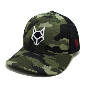 Gorra de camionero de camuflaje con logotipo bordado personalizado Sombrero de calle Vintage para hombres con gorras de camuflaje de malla negra Vietnam OEM hecho - Product Image 1