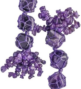 Colgador de pared caído, colgador de pared de piedra amatista, cristal curativo, piedra preciosa, Chakra, colgador de pared caído, mayorista - Product Image 4