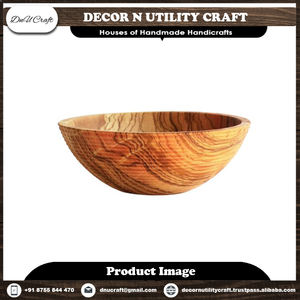 Saladier en bois de sheesham fait à la main personnalisé grand bol en bois écologique pour décor de cuisine vaisselle pour cadeau alimentaire - Product Image 3