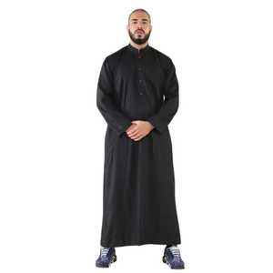 Vêtements islamiques les plus vendus pour hommes, thobe musulman, thobe arabe, vente en gros de jubba pour hommes, vêtements islamiques pour hommes, thobe - Product Image 4