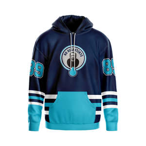 Personalizado directo Jersey Nhls Jerseys Old Time Retro con cordones recortada Hombres Hockey Sudadera con capucha - Product Image 3