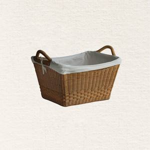 Grand panier à linge en rotin fait à la main, panier de rangement en osier naturel tissé à la main, organisateur et décoration écologiques pour la maison - Product Image 1