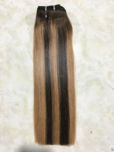 Wholesales Cuticle Aligned Piano <b>Color</b> Weft <b>Hair</b> Bone Straight 100% Virgin Remy Vietnamese Hand Tied <b>Hair</b> Weft Raw <b>Hair</b> - Product Image 6