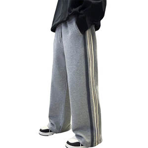 กางเกงวอร์มทรงแบ็กกี้จ็อกเกอร์สไตล์ใหม่กางเกงวิ่งแบ็กกี้จ็อกเกอร์เชือกผูกสีดำสไตล์2026 - Product Image 5