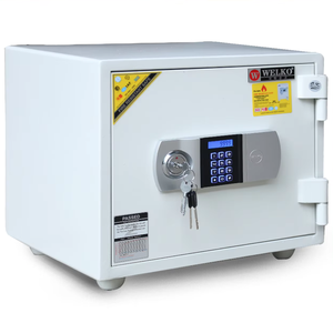 Fábrica de armarios resistentes al fuego-Caja fuerte digital electrónica WELKO LX500 E Plata - Product Image 1
