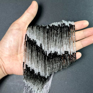 Maravilloso estilo blanco y negro 2mm 7 Ombre Color Facetado Cuentas de vidrio redondas HM2 para Dark <span class=keywords><strong>Academia</strong></span> - Product Image 1