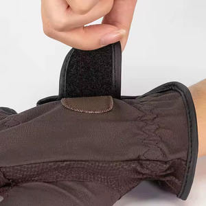 Gants d'équitation en cuir véritable Super Grip Gants d'équitation multicolores doux et confortables Gants d'équitation d'hiver pour femmes - Product Image 3