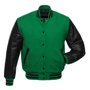 Chaquetas para Hombre a Precio Razonable, Último Diseño, Chaqueta Universitaria de la Mejor Calidad, Chaquetas Universitarias Personalizadas con Cuerpo de Lana y Mangas de Cuero para Hombre - Product Image 2