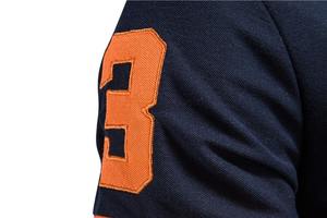 Camiseta Polo de manga corta con diseño personalizado para hombre, camiseta de golf de secado rápido de piqué de algodón 100%, producto premium - Product Image 2