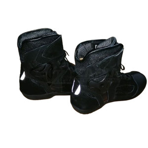 Botas de Motociclismo, Botas de Paseo en Moto, Botas de Invierno con Cierre, Media Caña, Ligeras, de Cuero Vacuno Genuino, Diseño de Alta Calidad y Moda - Product Image 1