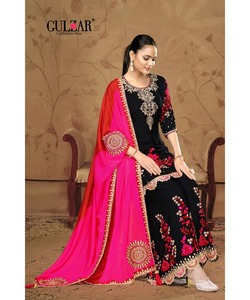 Long <b>Shirts</b> with Modest Coats for Women in <b>White</b> Fork Style Boutique Salwar Kameez Design - Product Image 5