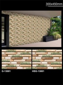 กระเบื้องเซรามิกสี่เหลี่ยมขนาด300X450มม. ผนังห้องนั่งเล่นความหนา20มม. สไตล์โมเดิร์น - Product Image 2