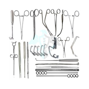 Pissco d'usine directe pour les amygdales ensemble de 23 pièces chirurgie enlever les amygdales ensemble de chirurgie d'amygdalectomie Instruments Ent - Product Image 2