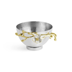 Modern Designer <b>Metal</b> <b>Bowl</b> for Tabletop Decor Elegant Handmade Centerpiece in Gold Silver Finish for Home Living Room - Product Image 6