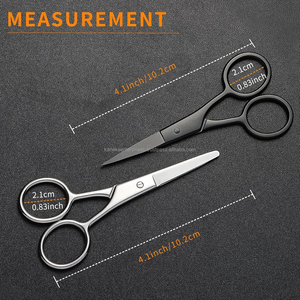 <b>Beard</b> trimming scissors for professional <b>beard</b> grooming and facial hair <b>care</b> use Stainless steel <b>beard</b> trimming scissors - Product Image 6