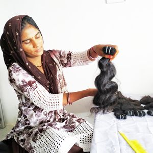 Extensión de cabello humano peruano, cabello humano virgen indio 100% ondulado Natural sin procesar, precio de fábrica al por mayor - Product Image 6