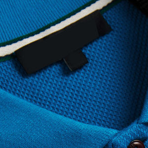 Offre Spéciale nouveau logo personnalisé polos pour hommes et manches courtes été 100% coton Fit tenue décontracté couleur unie - Product Image 5