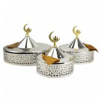 Nieuwe Handgemaakte Hoge Kwaliteit Groothandel Halve Maan Display Trays Voor Eid Ramadan Feestartikelen 2025 Tegen Groothandelsprijs Van India