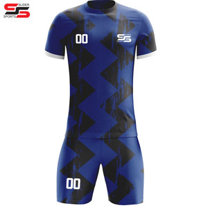 Latest Design Unisex <b>Soccer</b> Jersey Set Uniform Breathable Quick Dry High Quality 100% Polyester Wholesale - Product Image 4