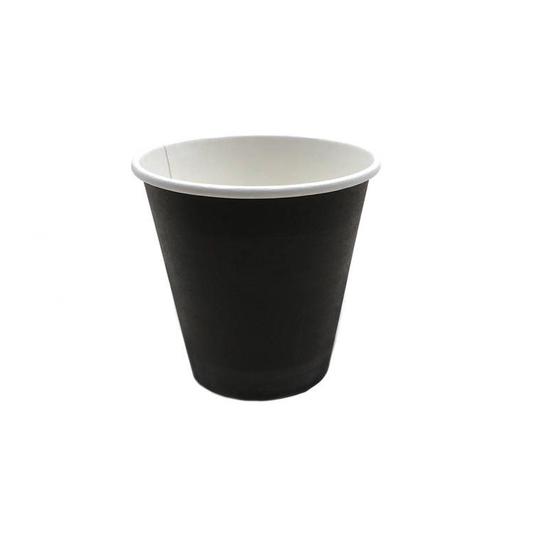 Single Wall Food Grade Disposable Paper Cup with Custom Logo and 8oz-22oz Sizes for Event Party Cafe Shop Packaging