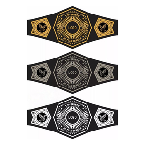 เข็มขัดแชมป์แบบมืออาชีพสำหรับเด็ก MOQ ต่ำสำหรับนักมวย MMA แบบมีสายหนังเทควันโดคาราเต้ - Product Image 6