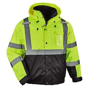 Chaqueta de Seguridad Reflectante StarTech, Impermeable, Cortavientos, con Calefacción, Capucha Desmontable, Clase 3, 100% Poliéster, Alta Calidad - Product Image 6