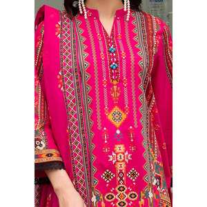 Conjunto de traje de jardín de 3 piezas sin costuras de color rosa para mujer - Product Image 2